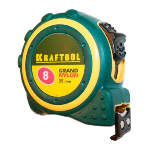 Рулетка KRAFTOOL "Grand-Nylon" 3412-08 ― KRAFTOOL SHOP