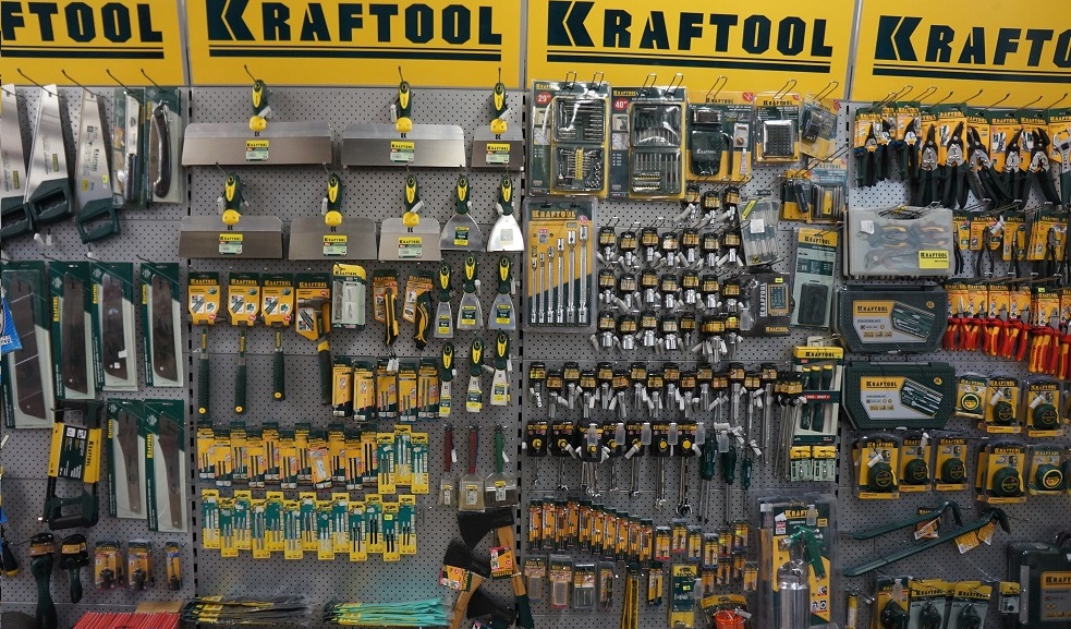 Инструменты Kraftool в новом магазине