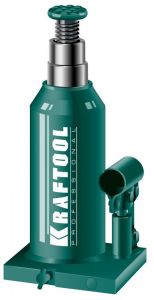Гидравлический бутылочный домкрат двухштоковый KRAFTOOL DOUBLE RAM 43463-8 ― KRAFTOOL SHOP