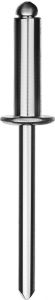 Заклепки стальные 4.8х8 мм Steel (500 шт) KRAFTOOL 311703-48-08 ― KRAFTOOL SHOP