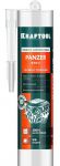 Герметик термостойкий силиконовый, PANZER 300 мл черный KRAFTOOL 41259-4