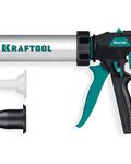 KRAFTOOL ULTRA 310 мл, прямой забор, регулировка силы давления, вариативная антикапельная система, закрытый пистолет для герметика (06677-31)