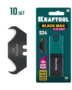 KRAFTOOL BlackMax-S24, 10 шт, крюковидные лезвия (09628-S10) ― KRAFTOOL SHOP