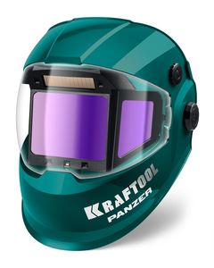 KRAFTOOL PANZER хамелеон, с панорамным трёхсторонним светофильтром, затемнение 3/4-8/9-14, маска сварщика (11061) ― KRAFTOOL SHOP