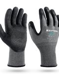 KRAFTOOL CUT PROTECT, XL (10), перчатки с кевларовой нитью для защиты от порезов, с рельефным латексным покрытием (11245-XL)