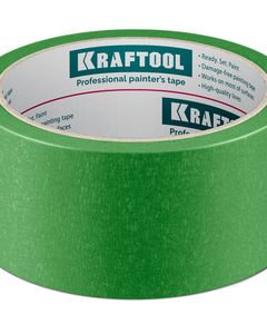 KRAFTOOL #300 Strong 48 мм х 30 м, для грубых и шероховатых поверхностей, малярная лента (12103-48) ― KRAFTOOL SHOP