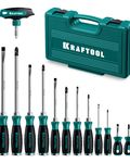 KRAFTOOL IMPACT 13 шт, сквозной стержень Cr-Mo, набор ударных отверток (25035)