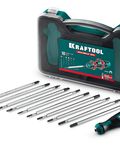 KRAFTOOL Double 20, 20 шт, набор: отвертка с переставными стержнями (25817)
