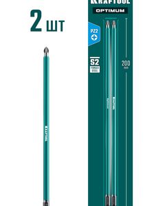 KRAFTOOL OPTIMUM PZ 2, 200 мм, 2 шт, биты (26124-2-200-2) ― KRAFTOOL SHOP