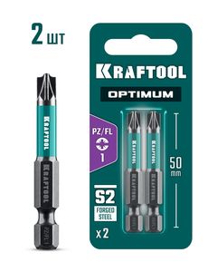KRAFTOOL OPTIMUM PZ/FL 1, 50 мм, 2 шт, биты (261241-1-50-2) ― KRAFTOOL SHOP