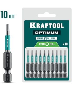 KRAFTOOL OPTIMUM TX 10, 50 мм, 10 шт, биты (26126-10-50-10) ― KRAFTOOL SHOP