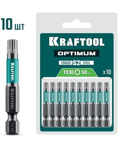 KRAFTOOL OPTIMUM TX 30, 50 мм, 10 шт, биты (26126-30-50-10) ― KRAFTOOL SHOP