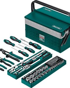 KRAFTOOL GRAND-99, 99 предм., (1/2″+1/4″), Универсальный набор инструмента (27978-H99) ― KRAFTOOL SHOP