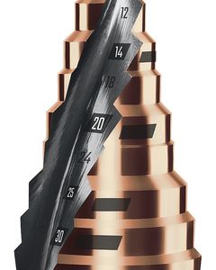 KRAFTOOL COBALT 4-39мм, 14 ступеней, азотирование, винтовая спираль, сверло ступенчатое(29691-4-39-14) ― KRAFTOOL SHOP