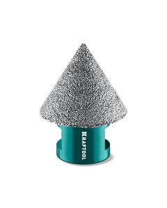 KRAFTOOL VS DIAMOND d 2-38 мм, М14, Вакуумная алмазная фреза конусная (29812-02-38) ― KRAFTOOL SHOP