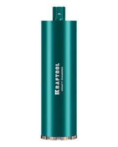 KRAFTOOL DIAMOND 132 мм (450 мм, 1 1/4″, лазерная сварка, сухое сверление с микроударом), алмазная коронка по железобетону (29825-132) ― KRAFTOOL SHOP