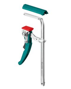 KRAFTOOL KRAFTFLEX, KLT-160, 160/60 мм, универсальная, цельнокованая, рычажная, быстрозажимная, в T-track струбцина (32331-160) ― KRAFTOOL SHOP