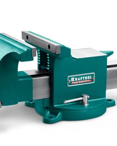 KRAFTOOL STEEL, 300 мм, стальные слесарные тиски (32701-300) ― KRAFTOOL SHOP