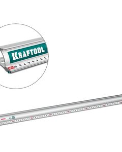 KRAFTOOL KRAFT-LINE, 1.0 м, усиленная алюминиевая линейка со стальной направляющей (34275-100) ― KRAFTOOL SHOP