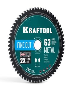 KRAFTOOL Metal Cut 235 х 30 мм, 63Т, диск пильный по металлу и стали (36954-235-30-63) ― KRAFTOOL SHOP