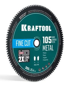 KRAFTOOL Metal Cut 305 х 25.4 мм, 105Т, диск пильный по металлу и стали (36954-305-25.4-105) ― KRAFTOOL SHOP