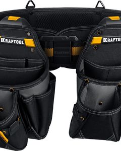 KRAFTOOL KBS-3L пояс монтажника, в комплекте: пояс монтажника и 2 большие сумки (38761) ― KRAFTOOL SHOP