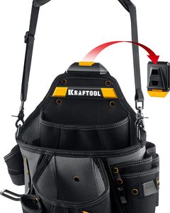 KRAFTOOL KPB-20 поясная сумка с быстросъёмным креплением FastClip, 320 х 310 мм (38767) ― KRAFTOOL SHOP