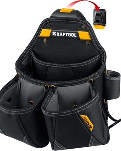 KRAFTOOL KP-15 поясная сумка с быстросъёмным креплением FastClip, 350 х 320 мм (38771) ― KRAFTOOL SHOP