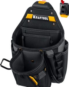 KRAFTOOL KP-27 поясная сумка с быстросъёмным креплением FastClip, 350 х 260 мм (38773) ― KRAFTOOL SHOP