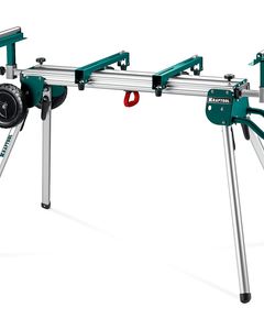 KRAFTOOL MSA-1200 U, (1120-2650)х765х970 мм, алюминиевый мобильный стол для торцовочных пил с ручкой и колесами (38782-2) ― KRAFTOOL SHOP