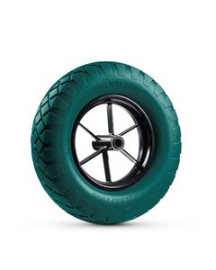 KRAFTOOL MAXDrive на спицевом диске, 4.80/4.00-8 х 380 мм, для тачек (арт. 39860, 39862), подшипник - 20 мм, колесо полиуретановое для тачек (39869) ― KRAFTOOL SHOP