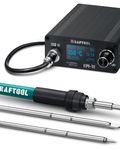 KRAFTOOL KPI-10, 50 - 480°C, 100 Вт, 3 жала Т12, программируемая паяльная станция (55343)