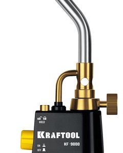 KRAFTOOL KF-9000, с пьезоподжигом на баллон турбо нагрев + 30% 2000°C, Газовая горелка Blue Fire (55510) ― KRAFTOOL SHOP