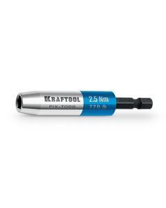 KRAFTOOL FIX-TORQ 2.5 Нм динамометрический адаптер для бит (64035-2.5) ― KRAFTOOL SHOP