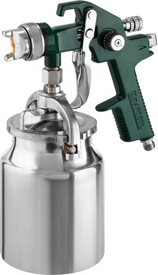 Краскопульт пневматический KRAFTOOL AirKraft HVLP, с нижним бачком 06520-1.4  ― KRAFTOOL SHOP