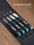 KRAFTOOL GRAND-4 набор стамесок-долот с двухкомпонентной рукояткой, 4 шт