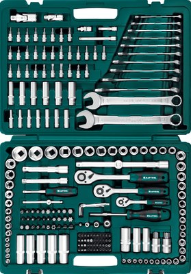 KRAFTOOL X Drive, 216 предм., (1/2″+3/8″+1/4″), универсальный набор инструмента (27888-H216) ― KRAFTOOL SHOP