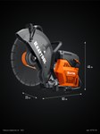KRAFTOOL 3700 Вт, 400 мм, без диска, бензорез по бетону (бетонорез) (K770-16)
