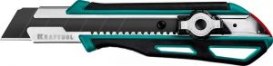 Нож 25 мм, сегментированное лезвие, двойной фиксатор, GRAND-25 KRAFTOOL 09190 ― KRAFTOOL SHOP