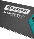 Ножовка для точного реза "Alligator BLACK", 550 мм, 11 TPI 3D зуб KRAFTOOL 15205-55