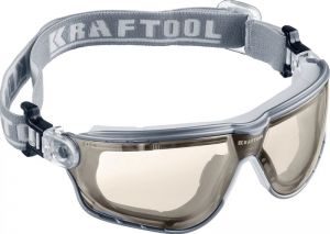 Очки защитные SG-R прозрачные, непрямая вентиляция, поликарбонатная монолинза KRAFTOOL 11009_z01 ― KRAFTOOL SHOP